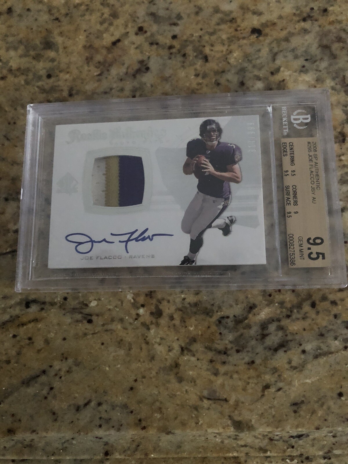 Joe Flacco Press Pass #10 Base