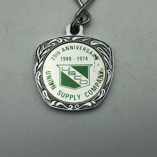 Portachiavi USCO Fob Union Supply Company pubblicità vintage 1949-1974 portachiavi - Foto 12 di 12