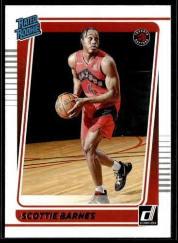 2021-22 Donruss Rated Rookies Scottie Barnes RC #236 TS1