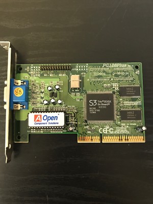 Aopen PG128Plus REV A 4MB AGP Video Graphics Card 