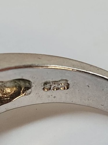 925 silver ?ruby/garnet? ring size 7.25 / r3 d5 - Picture 5 of 7