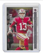 2022 Panini Chronicles - Luminance Update Rookies Pink #213 Brock Purdy (RC)