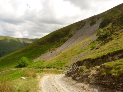 Photo 6x4 Hill track past Craig y Tyno Llanymawddwy Craig y Tyno appears  c2010