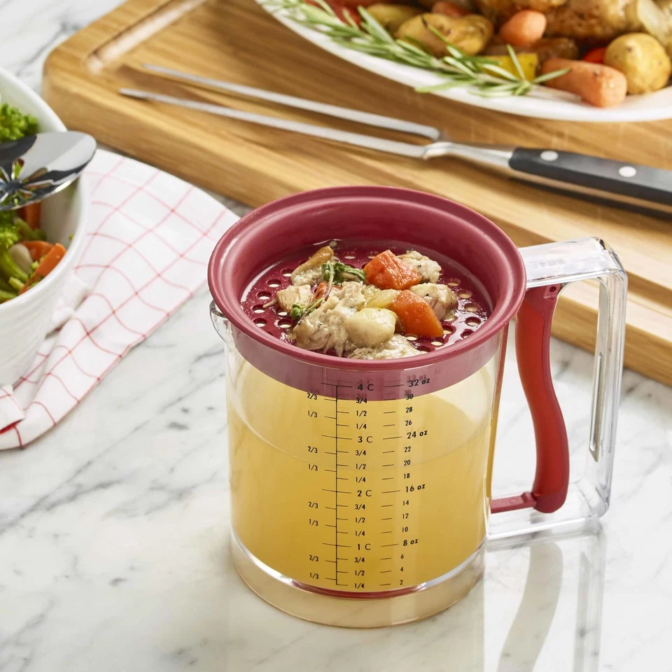 32oz Grease Separator with Bottom Release - Dishwasher Safe Innovative Design... - Image 4 of 4