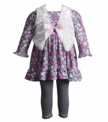 SWEET HEART ROSE Baby Girl 18M Floral 3 Pc. Tunic & Leggings Set NWT $56