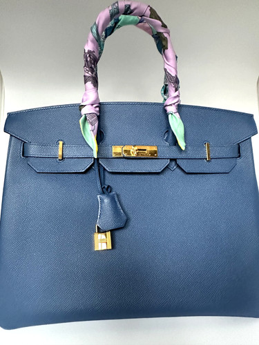 hermes birkin 3blue epsom