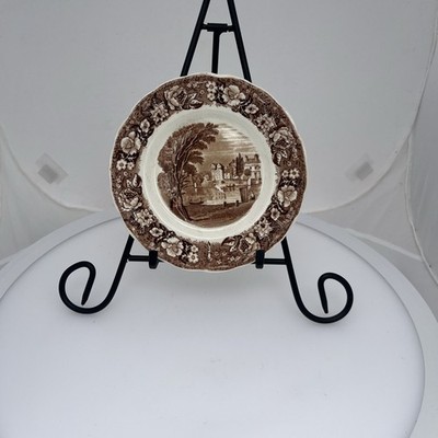 Vintage Thames River Scenes Saucer By Palissy Pottery 6'' Staffordagire England