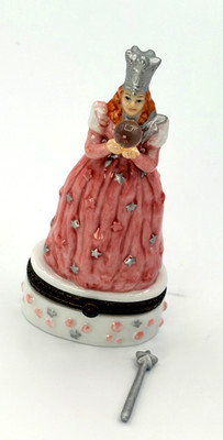 Glinda The Good Witch Trinket Box & Wand Midwest Cannon Falls Wizard Of Oz