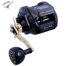 JIGGING MASTER Digital Line Counter Righthanded Reel BLACK DEVIL 1500RH
