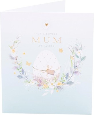 Schöne Osterkarte Ei Design Mama