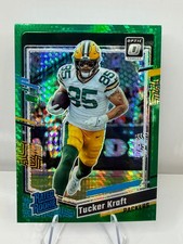 2023 Panini Donruss Optic Tucker Kraft Rated Rookie Green Hyper Prizm #243 RC