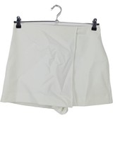 ZARA Gonna da tennis Donna Pantalone corto Taglia IT 44 bianco stile casual