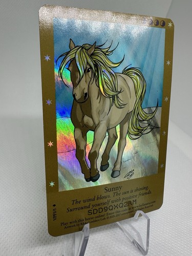 Bella Sara TCG Sunny VPF1/1 Promo Rare FOIL HOLO Series 2 - Picture 2 of 6