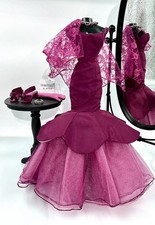 Ashton Drake Mel Odom 1999 UNFORGETTABLE Gown, Jewelry, Shoes For 16" GENE Doll