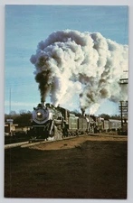 Southern Ry. Steam Special Train Austell Georgia 1970 Vintage Postcard