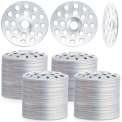 400 PCS 1 Inch Plaster Wall Repair Washers Zinc Metal Profile Flat Ceiling