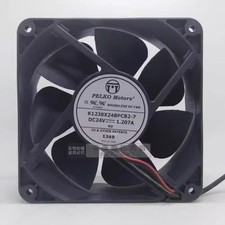 PELKO Motors K1238X24BPCB2-7 12038 DC24V 1.207A 2-Wire Inverter Cooling Fan A6-