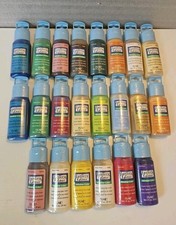 LOT OF 22 Plaid Gallery Glass Window Color Paint 2Fl oz/59ml Stained Glass