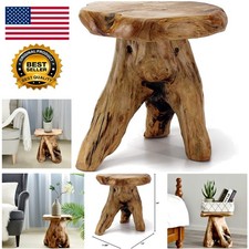 Natural Cedar Stump Stool - 14