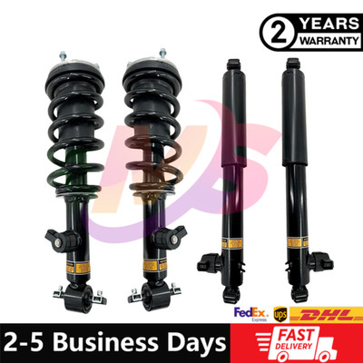 4x Front Rear Shock Strut Assys w/Adaptive Damping For GMC Sierra 1500 2019-2023