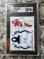 2019 Panini Flawless - Star Swatch Signatures Tyreek Hill #SS-TH Sapphire /10...