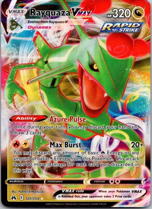 Rayquaza VMAX 101/159 Crown Zenith for sale | eBay