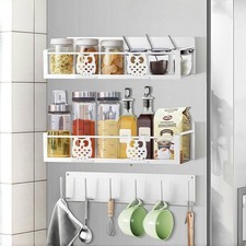 Magnetic Spice Rack,Magnetic Shelf for Fridge,Spice Organizer,Fridge Organizer,K