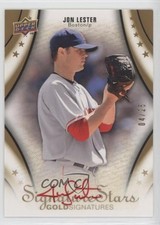 2009 Upper Deck Signature Stars Gold Signatures 4/25 Jon Lester #63 Auto uk2