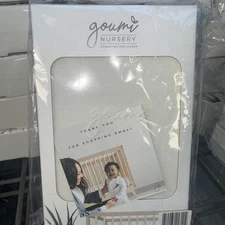 Goumi Nursery Changing Pad Cover Soft Bamboo Organic Cotton Fitted Beige