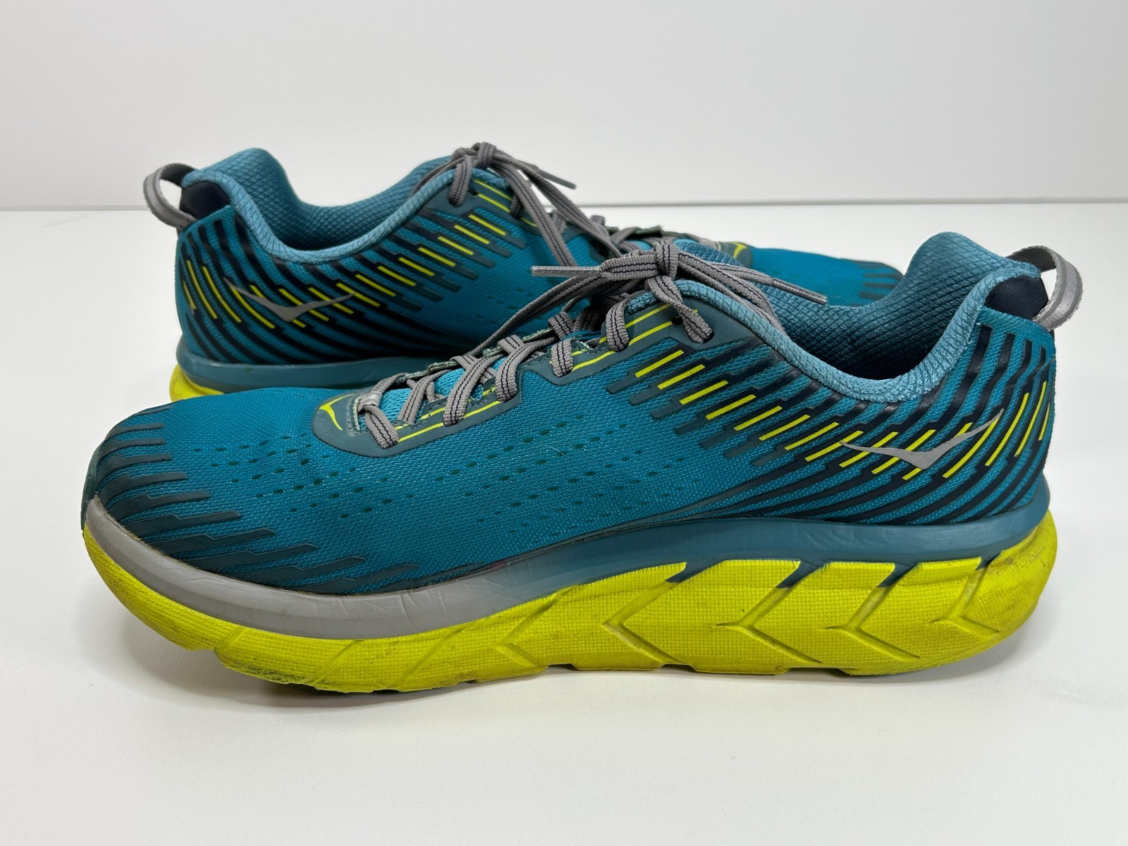 Hoka One One Clifton 5 Caribbean Sea Running Shoes 1093755 CSSB Men’s Size 12.5 thumbnail 8
