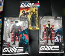 G.I. JOE SNAKE EYES RETRO COLLECTION HASBRO 3.75  Inches   SNAKE EYES 6 Inch