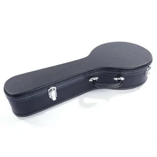 Glarry High Quality Hardshell A-Style Mandolin Leather Hard Case Hardshell