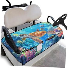 Golf Cart Seat Covers Club Car Universal Golf Cart Seat Towel Tropical Turtle