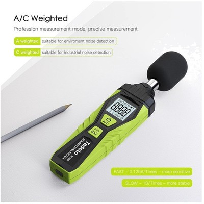 Professional SPL Meter Sound Level Meter Portable with LCD