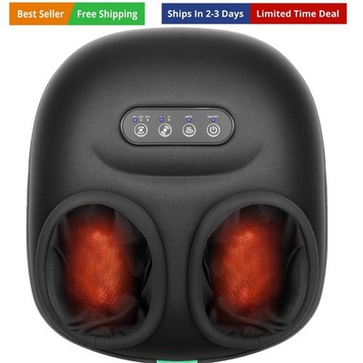 Foot Massager Machine with Heat, Rolling, Deep Kneading, Shiatsu Foot Massage...