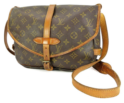 echt LOUIS VUITTON Saumur 30 Monogramm Crossbody Schultertasche Handtasche #6...
