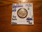 1931S Buffalo Nickel XF/AU BEAUTY!!! WOW!!! GREAT COLOR!!!!