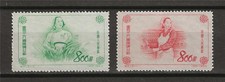 China People Republic 1953 Sc# 175-76 set Farm woman Textile worker MNH