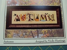 Cricket Collection Autumn cross stitch pattern