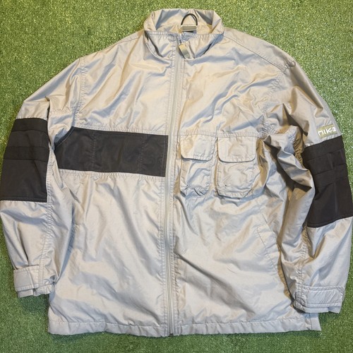 Vintage Nike Fly Fishing Gray Jacket Mens XL Pockets Patagonia Style