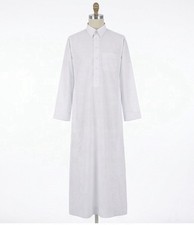 New Mens Thobe Jubba Jalabiya Arab Muslim Islamic Clothing Robe Kaftan Dishdasha
