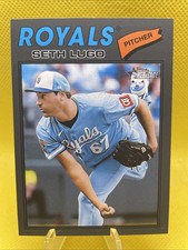 Seth Lugo 2026 Topps Heritage Dark Gray Border #192 Kansas City Royals
