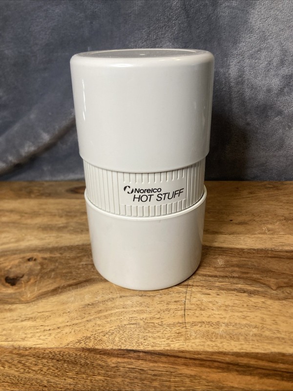 Norelco Hot Stuff Travel Hot Food Beverage Maker Model TC22 Vintage Tested Works