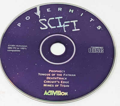 Sci-Fi Power Hits PC Game CD-ROM Activision Prophecy Tongue of The Fatman & More