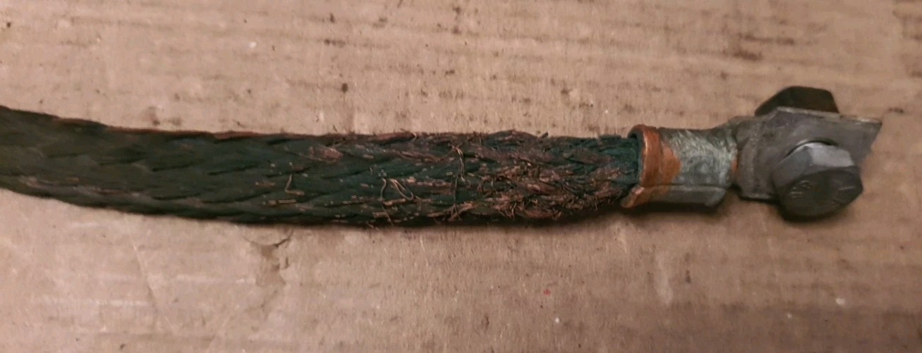 BMW E81/E82/E87/E88 04-13 ENGINE STARTER GROUND EARTH STRAP CABLE 7549394