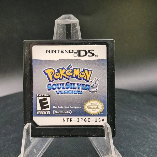 Pokemon SoulSilver Nintendo DS English Authentic Tested Working Cartridge Only