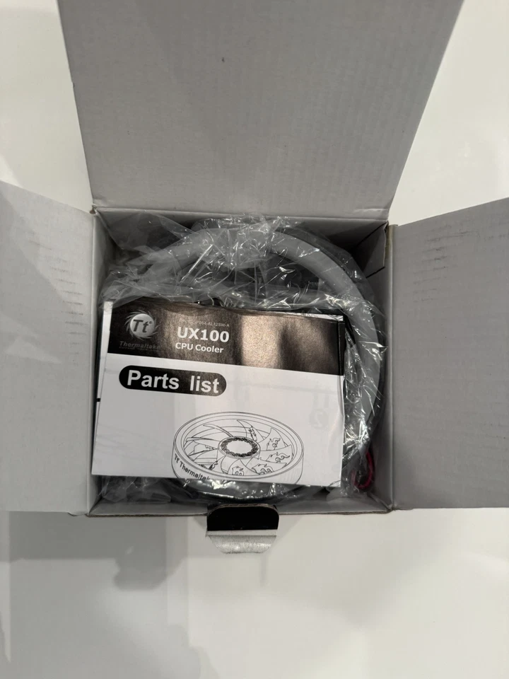 Thermaltake UX100 ARGB CPU Cooler Heatsink Fan RGB Intel LGA 1700 1200 1851 AMD - Image 2 of 4