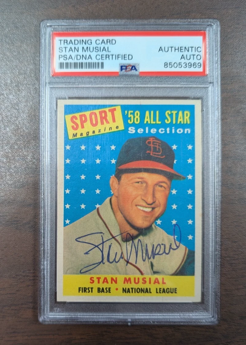 Stan Musial Autograph Baseball Cards for sale | eBay
