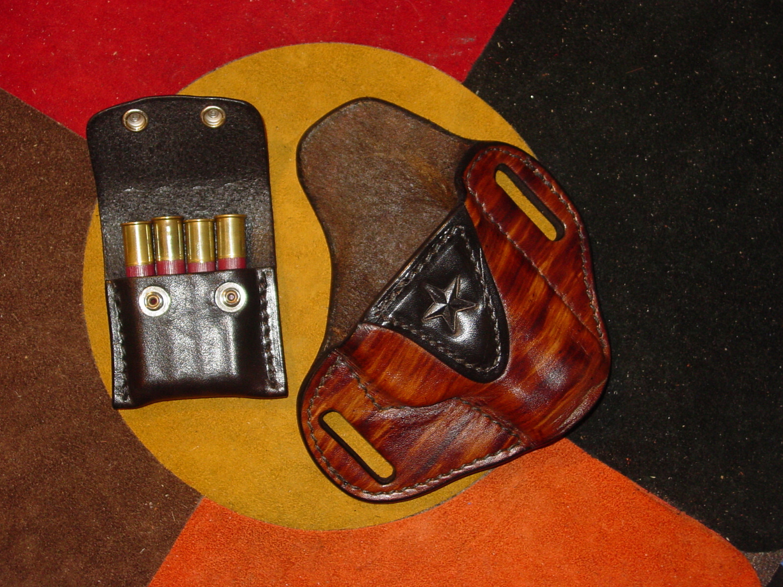 Pistolera Y Cinturón De Cuero Cruzado Para Revólver Colt - Estilo Western, Tallas 28 A 60