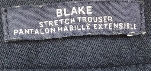 Tommy Hilfiger Blake Stretch Trousers Blue W's 14 Pants Slacks Career Boot Cut - Picture 6 of 8